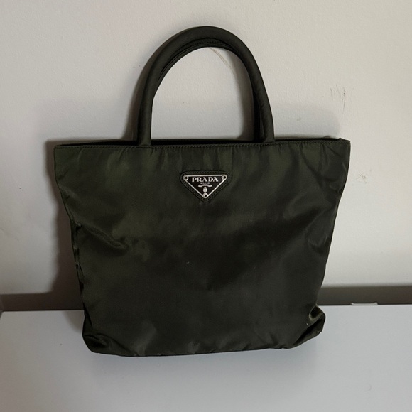 Prada Khaki Green Tote Bag - Picture 3 of 4